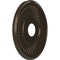 Ekena Millwork Berkshire PVC Ceiling Medallion (Canopies up to 7"), 16"OD x 3 1/2"ID x 1"P, Metallic Dark Bronze CMP16BECDB - alternate 5